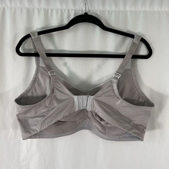 Olga Warner's Bra Women's 42DDD Purple Wireless Straps Hook Eye - Picture 4 of 5